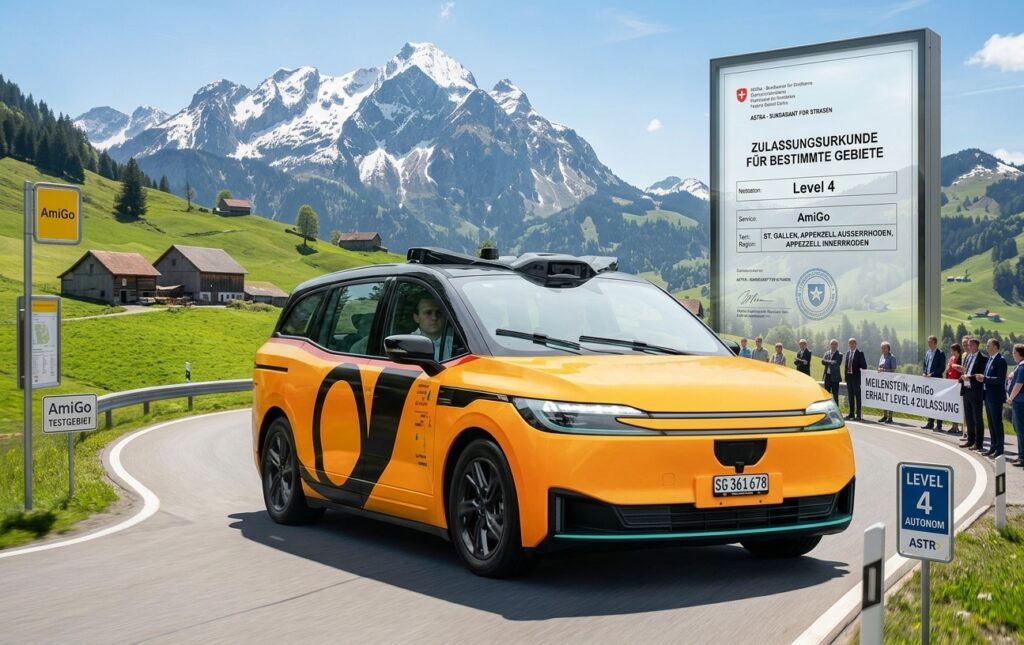 Baidu Apollo Go erhält Level-4-Zulassung für PostAuto-Shuttles
