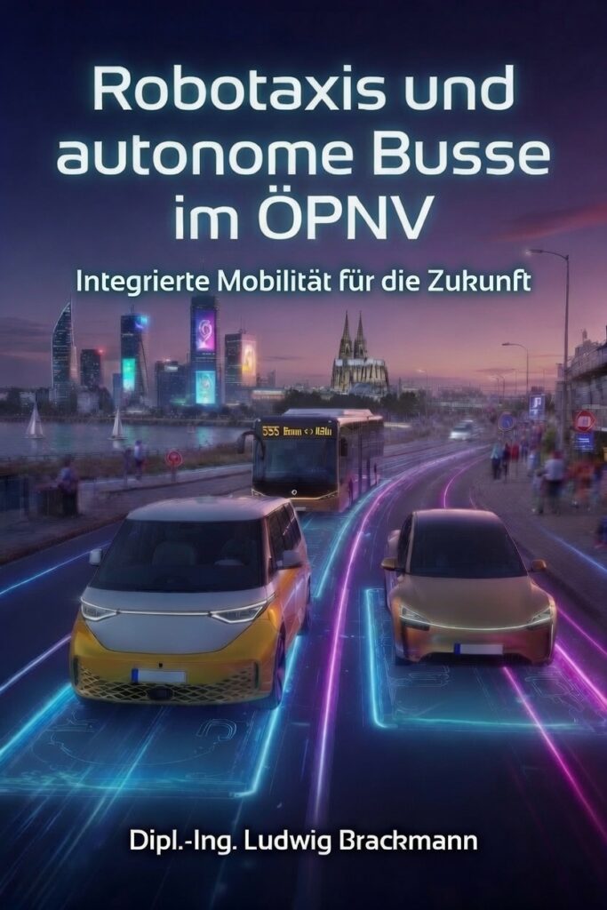 Ludwig Brackmann: Robotaxis und autonome Minibusse im ÖPNV. Buchcover.