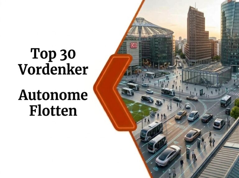 Top 30 Vordenker, Strategen, Macher für autonome Flotten und Robotaxis in Deutschland